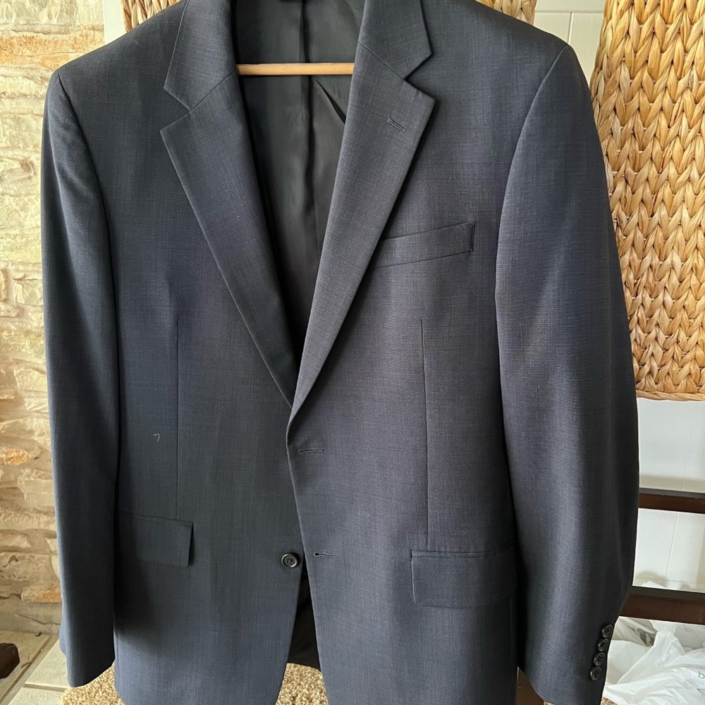 Joseph A Banks Blue Sports Coat - Size 40 Regular